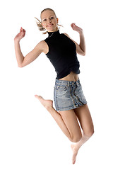 Image showing jumping girl