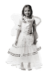 Image showing little girl in beautiful dress