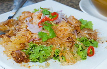 Image showing Thai pomelo salad