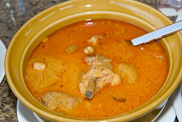 Image showing Gaeng Massaman Gai - Thai Massaman Chicken curry