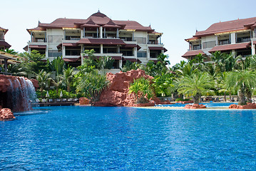 Image showing Tropical resort