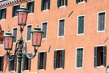 Image showing street lamp in Venice, Italy