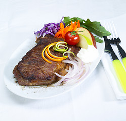 Image showing beef ribeye steak