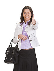 Image showing Positive woman