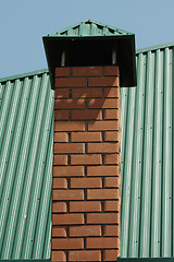 Image showing Brick chimney