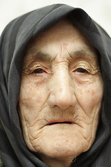 Image showing Old woman face