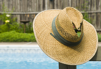 Image showing Pool Lounging Hat