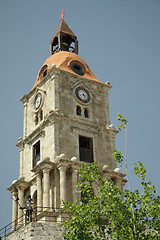 Image showing Belltower in Rhodes