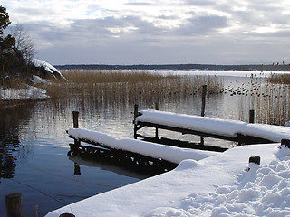 Image showing Winter landscape from Sweden