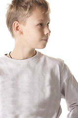 Image showing Boy looking side