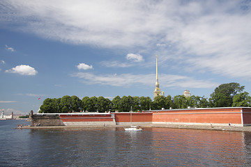 Image showing Fortress side wall