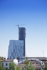 Image showing Skyscraper construction