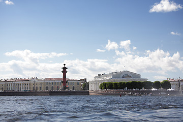 Image showing Vasilievsky island in St.Petersburg