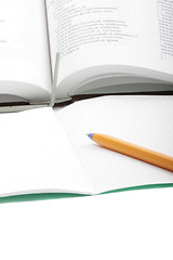 Image showing Pen on copybook