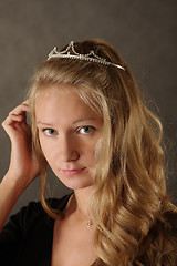 Image showing Girl in diadem