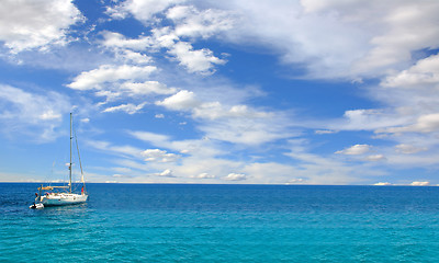 Image showing Sailing yacht