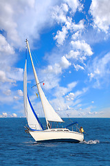 Image showing Sailing yacht