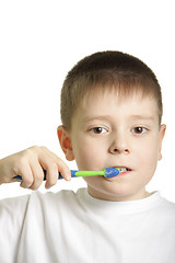 Image showing Teeth brushing