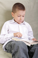 Image showing Just reading