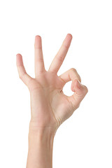 Image showing Okay gesture