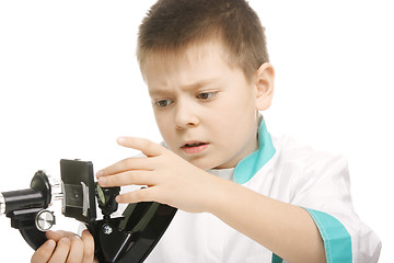 Image showing Fixing microscope