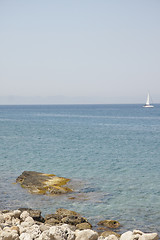 Image showing Lonely sail