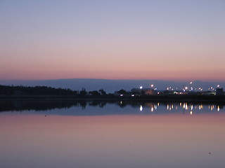 Image showing At the end of the night. Larnaca. Cyprus