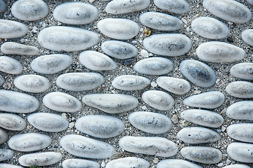 Image showing Cobblestone pavement texture