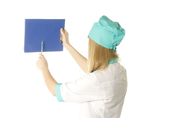 Image showing Doctor pointing