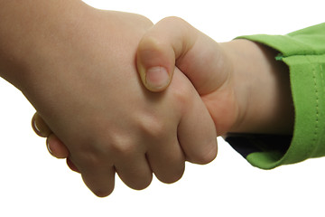 Image showing Lets shake hands