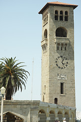 Image showing Clocktower in Rhodes old market