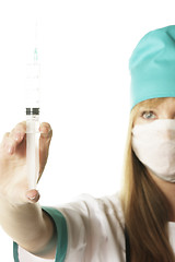 Image showing Preparing for injection