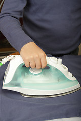 Image showing Ironing