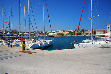 Image showing Rhodes view from fort side