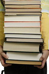 Image showing Pile of books