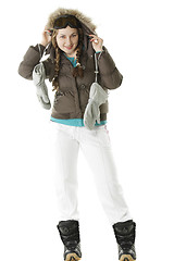 Image showing Snowboarder wear