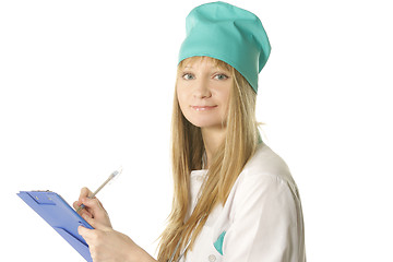 Image showing Writing doctor