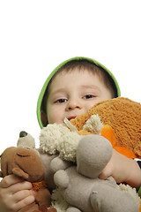 Image showing Lot of teddies