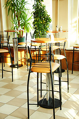 Image showing Cafe in sunlight