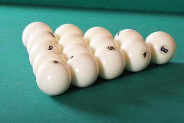 Image showing Billiard triangle