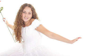 Image showing Happy bride