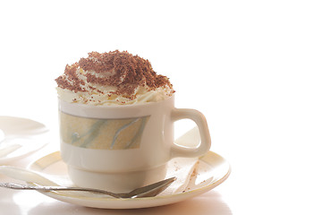 Image showing Cup of cappuccino