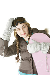 Image showing Snowboarder