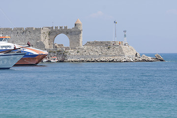 Image showing Pier in Rhodes