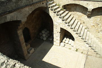 Image showing Staircase to inner yard