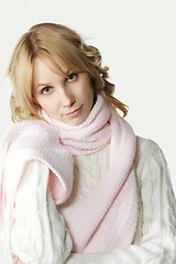 Image showing Pink scarf