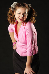 Image showing Girl in pink shirt