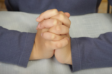 Image showing Folded hands