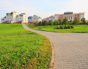 Image showing Park at residential area