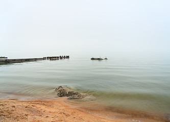 Image showing Broken pier